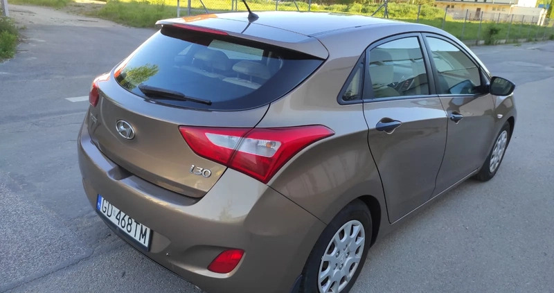 Hyundai I30 cena 32900 przebieg: 154000, rok produkcji 2012 z Zgierz małe 106